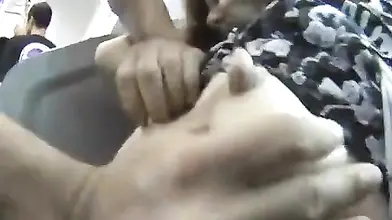 Japanese Milf has her tits and cunt groped in public