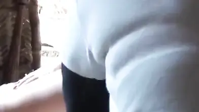 Milf has her smooth twat touched by an ebony masseur