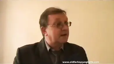 Young babe has a freaky threesome with kinky mature couple