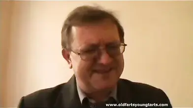 Young babe has a freaky threesome with kinky mature couple