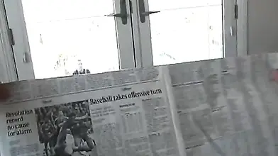 Stockinged blonde cougar needs cock first thing in the morning