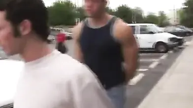 Hot cougar MILF bangs with a young guy in car