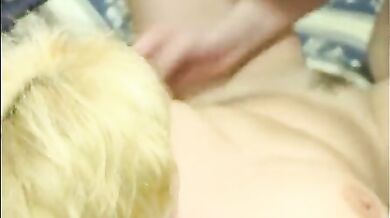 Short haired Russian mature woman gets hammered passionately from behind