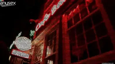 Trashy mature prostitute in fishnet stockings offers her sexual services