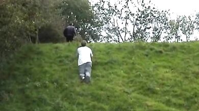 Amazing redhead mature gets her melons licked with much care