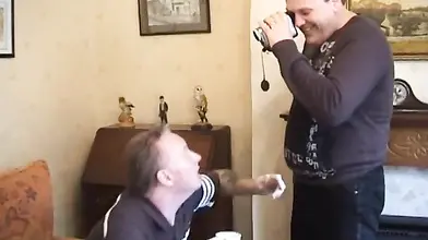 Amazing redhead mature gets her melons licked with much care