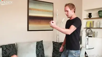 Hungry college dude laps at the classy cougar's delicious pussy