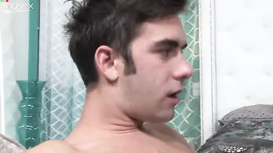 Young stud viciously drills brunette cougar's ass in the bed