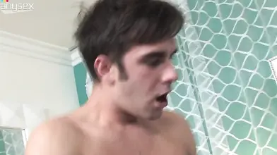 Young stud viciously drills brunette cougar's ass in the bed