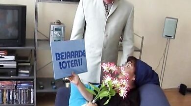 Mature latina whore goes crazy for a fat long sword