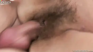 Hairy mature slut spreads her legs for young fuck stick