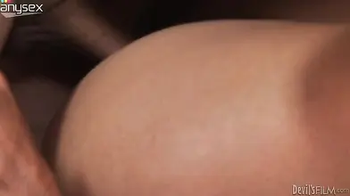 Brunette mom with saggy tits got her hairy cunt fucked