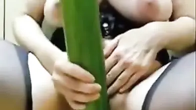 Using a big size cucumber