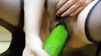 Using a big size cucumber