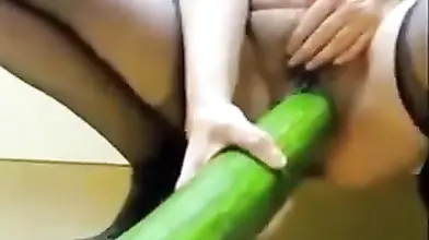 Using a big size cucumber