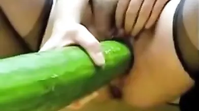 Using a big size cucumber