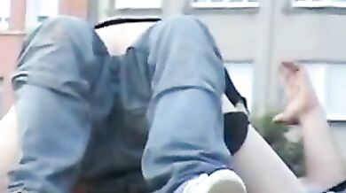 Couple having sex on the beach