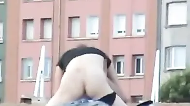 Couple having sex on the beach