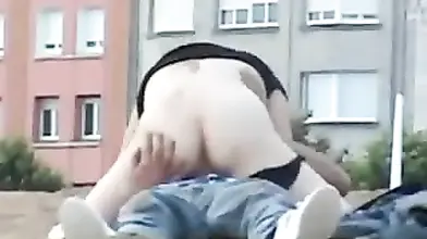 Couple having sex on the beach