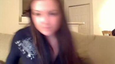 Amature porn tease from cute teen chick in mini skirt