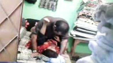 Mature arab couple has a missionary quickie with creampie