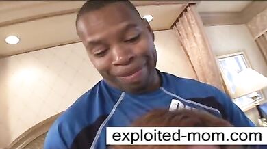 Sexy mature taking big cock in her