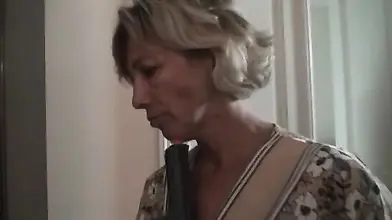 Hot 3some with granny and boys teen thiefs