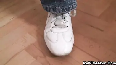 Granny and son-in-law caught by shocked wife