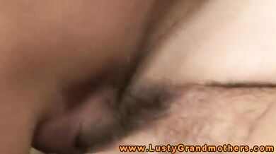 Blonde busty mature GILF amateur nailed