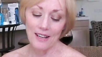 Blowjob Fuck and Facial For Grandma