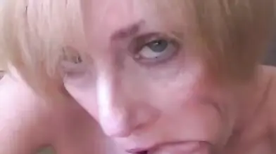 Blowjob Fuck and Facial For Grandma