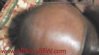 Oily Big Booty Black Granny