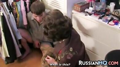 Mature Woman Rides Stepson