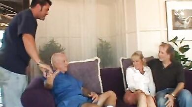 Swinger Grannie GILF Enjoys Anal
