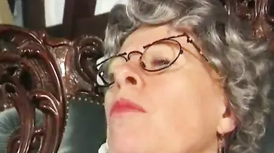 Granny Fingers Her Mature Ass