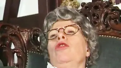 Granny Fingers Her Mature Ass