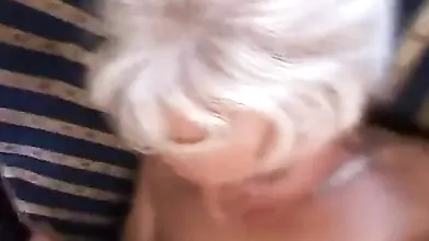 Hungarian Granny's Satin Seduction