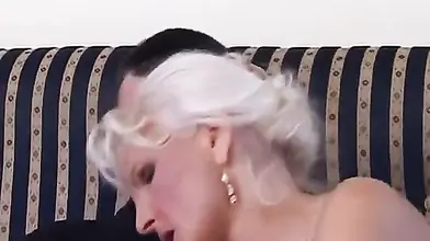 Hungarian Granny's Satin Seduction