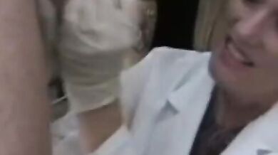 Blonde MILF Mom Fucks Doctor Son