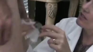 Blonde MILF Mom Fucks Doctor Son