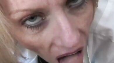 Blonde MILF Mom Fucks Doctor Son