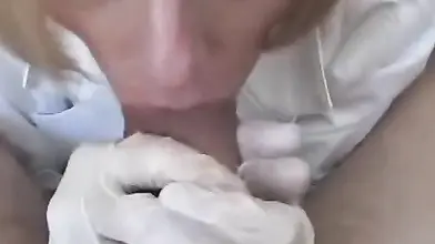 Blonde MILF Mom Fucks Doctor Son