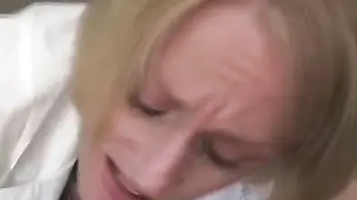 Blonde MILF Mom Fucks Doctor Son