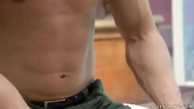 Granny Enjoys a Young Man's Cum