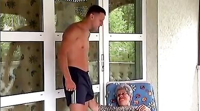 Granny Eve Enjoys Young Dick