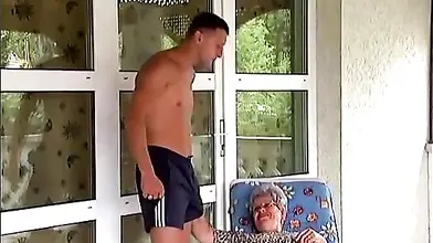 Granny Eve Enjoys Young Dick