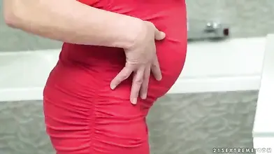 Fat Grandma Rides Young Cock