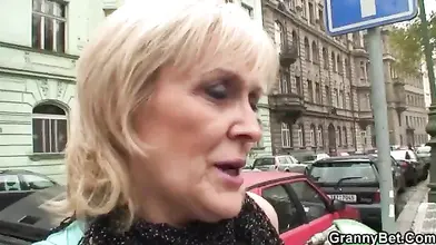 Granny Prostitute Picked Up for Play