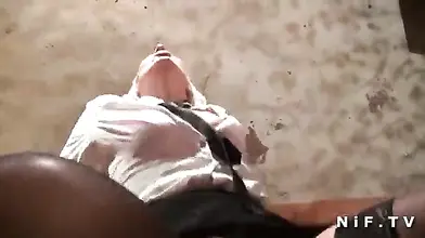 Horny French Amateur Gets Hard Fucked