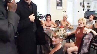 Dirty MILFs in an Orgy